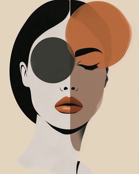 Plakat 40x50cm Dwie Strony Piękna zdjęcie 1