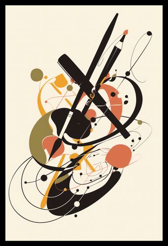 Plakat 30x45cm Abstrakcyjny Rapsod na Arena.pl