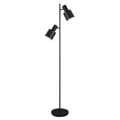 Podłogowa lampa ELIOR DL232419400 Trio reflektorki metalowa czarna