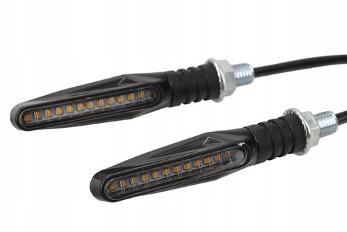 Kierunkowskazy LED pływające dynamiczne 2 sztuki M10x1,5 mm na Arena.pl