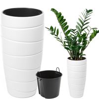 DONICA KWIETNIK DONICZKA MISA SKRZYNIA + WKŁAD WYSOKA PASSA BIAŁY 40x78cm