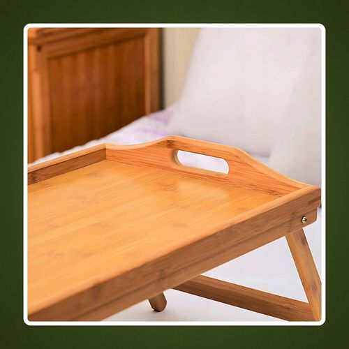 STOLIK ŚNIADANIOWY POD LAPTOPA DO ŁÓŻKA DREWNIANY SKŁADANY NA PREZENT TACA na Arena.pl