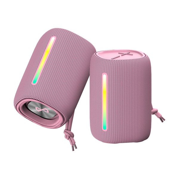 Forever głośnik Bluetooth BS-10 LED różowy zdjęcie 1