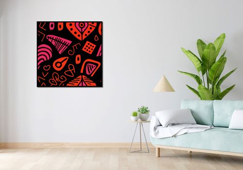 Plakat 90x90cm Rytm Wzorów na Arena.pl