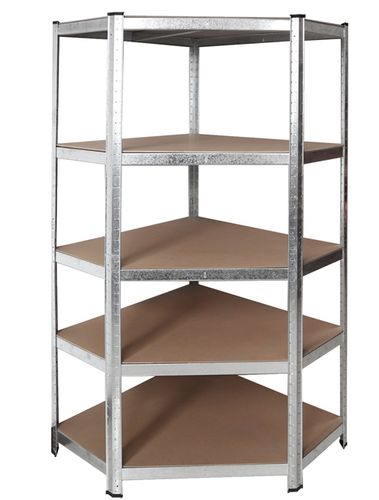 Regał metalowy rogowy Zeus 5 półek ocynkowany wysoka nośność 875 kg na Arena.pl