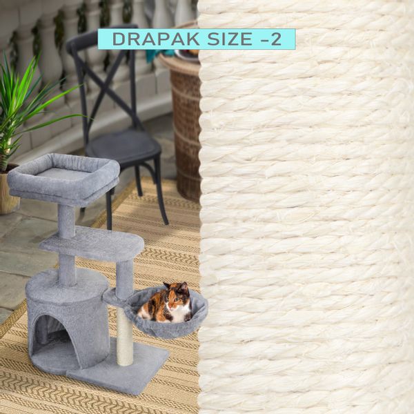 DRAPAK DLA KOTA WIELOPOZIOMOWY 52x32x69 cm PIOPIELATY zdjęcie 23