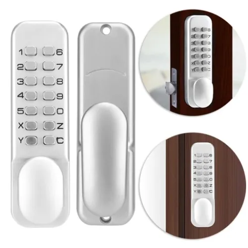 KLAMKA ZAMEK SZYFROWY MECHANICZNY KOD BEZ BATERII na Arena.pl