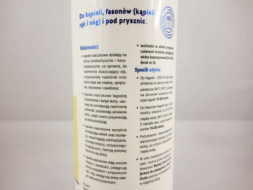 Dr Duda - Żel siarczkowy do kąpieli 500g na Arena.pl