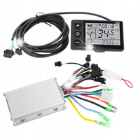 PANEL WYŚWIETLACZA LCD ELEKTRYCZNY ZESTAW ROWER STEROWNIK KONTROLER 36V-48V