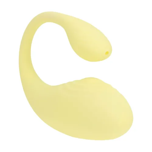 loveline g-spot remote control vibe żołty - 10 trybow, model c-shape na Arena.pl