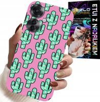 ETUI DO OPPO RENO11 F 5G - KAKTUSY, KAKTUS NA RÓŻOWYM TLE + FOLIA