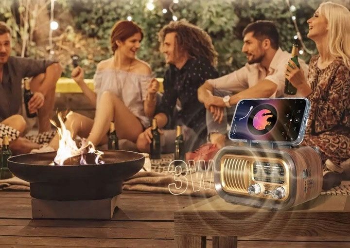 PRZENOŚNE RADIO KUCHENNE BUDOWALNE MICRO SD USB BLUETOOTH PANEL zdjęcie 10