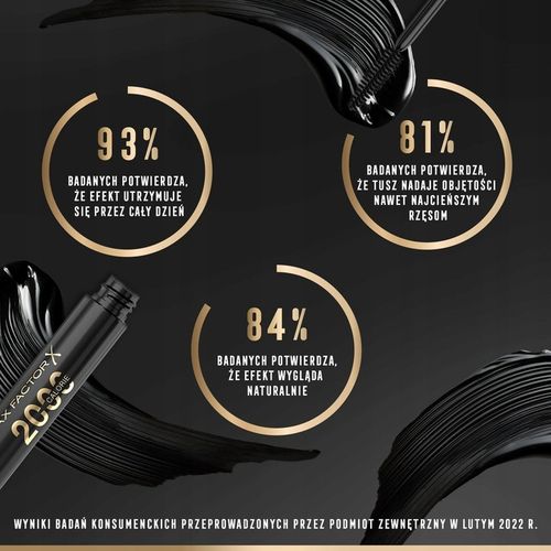 Max Factor 2000 Calorie - Tusz do Rzęs z Efektem 3x Objętości na Arena.pl