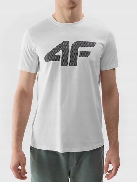 4F T-SHIRT MĘSKI Z KRÓTKIM RĘKAWEM KOSZULKA BAWEŁNIANA SPORTOWA SS24 zdjęcie 6