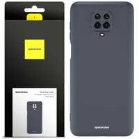 Spacecase Silicone Case Redmi Note 9S/9 Pro Black