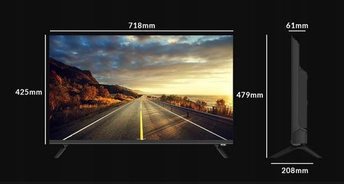 Telewizor Kiano KE32 Elegance Smart TV Bezramkowy D-LED HD DVB-T2/HEVC na Arena.pl