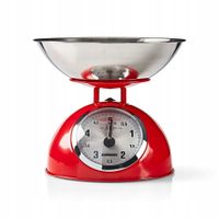 Waga kuchenna mechaniczna z misą Melissa do 5kg Czerwona