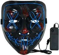 MASKA LED ŚWIECĄCA LEDOWA IMPREZA KONCERT PURGE