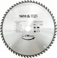 YATO TARCZA WIDIOWA DO DREWNA, PŁYT DREWNOPODOBNYCH 300X60TX30 MM YT-6077