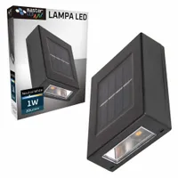 LAMPA LED SOLARNA Z CZUJNIKIEM OGRODOWA ZEWNĘTRZNA