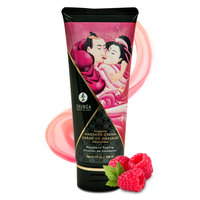 jadalny krem do masażu o smaku malinowym kissable massage cream raspberry