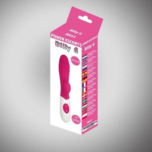Billy G Pink 20 Cm Silicone Vibrating 10 Speed na Arena.pl