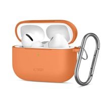 tech-protect silicone hook apple airpods pro 3 cosmic orange