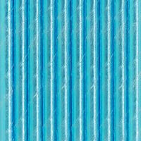 Słomki papierowe niebieskie połysk, 10 szt.