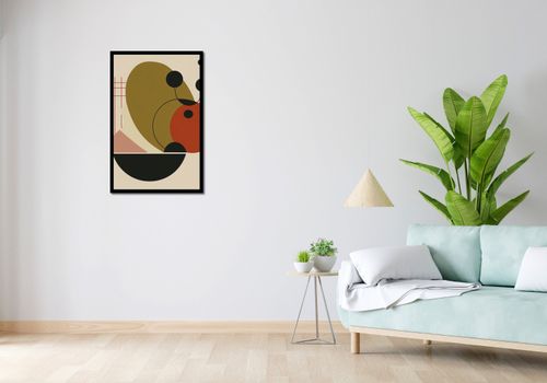 Plakat 56,6x86,4cm Geometryczny Balans na Arena.pl