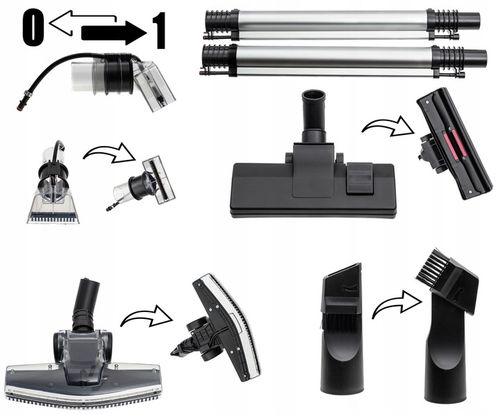 Odkurzacz piorący Salute COMODO SALUTE 2000W na Arena.pl
