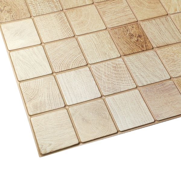 Panele Ścienne 3D PCV Jasne Drewno Bleached BAR zdjęcie 1