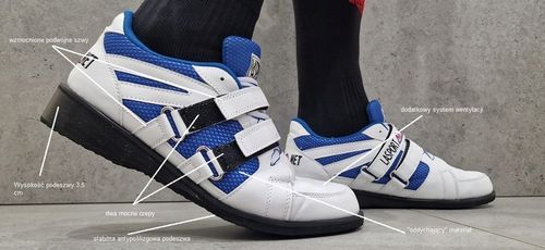 La Sport buty do podnoszenia ciężarów trójbój siłowy martwy ciąg rozmiar 44 na Arena.pl