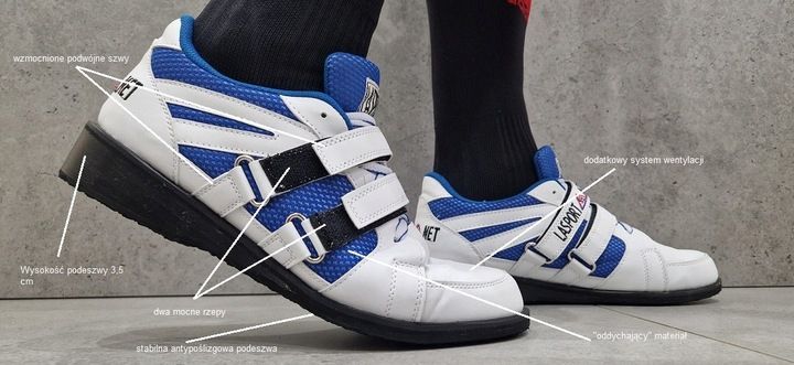 La Sport buty do podnoszenia ciężarów trójbój siłowy martwy ciąg rozmiar 44 zdjęcie 7