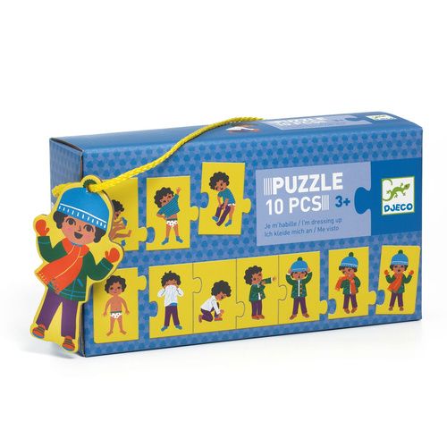Djeco Puzzle 10 elementowe UBIERAM SIĘ na Arena.pl