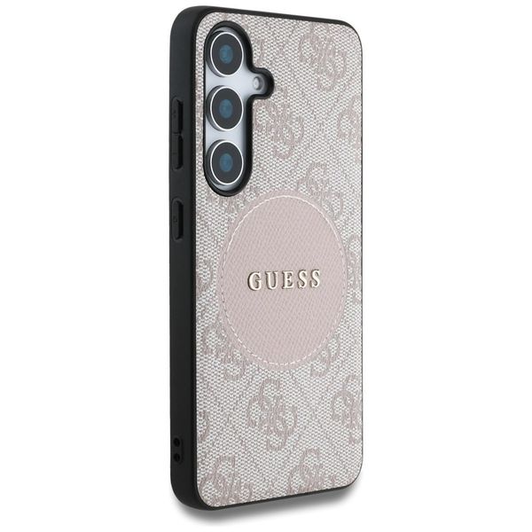 Etui Guess 4G Round Patch Classic Logo MagSafe do Samsung Galaxy S25 Plus zdjęcie 4