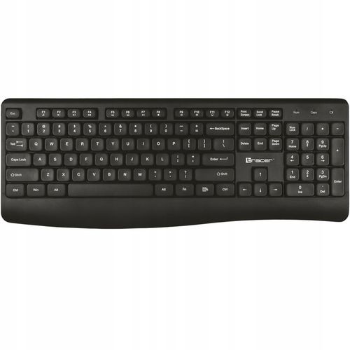 KLAWIATURA I MYSZ BEZPRZEWODOWA ZESTAW CZARNY USB 1600 DPI REGULOWANE NÓŻKI na Arena.pl