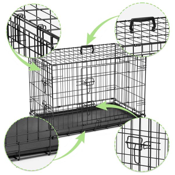 Klatka dla zwierząt 75,5 x 47,5 x 54 cm PH-200 zdjęcie 12