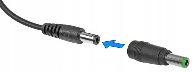 Adapter przejściówka z 5.5x2.1 na wtyk 6.3x3.0 zdjęcie 2