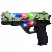 Świecący Pistolet na Baterie – Dźwięki, Światła i Wibracje, Super Zabawa!