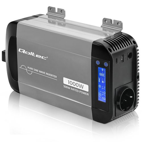 Qoltec Przetwornica 12V/230V 500W Sinus na Arena.pl