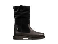 Clarks Kozaki dziecięce - Astrol Rise K - rozmiar 29,5 - czarne skórzane