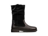 Clarks Kozaki dziecięce - Astrol Rise K - rozmiar 29,5 - czarne skórzane