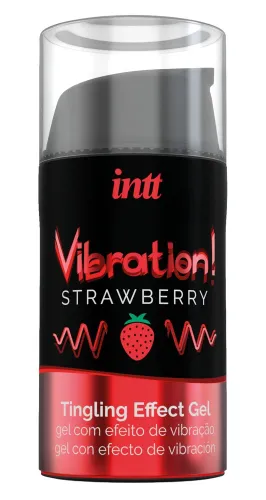 intt tingling gel strawberry 15ml - żel intymny z efektem pulsującym na Arena.pl