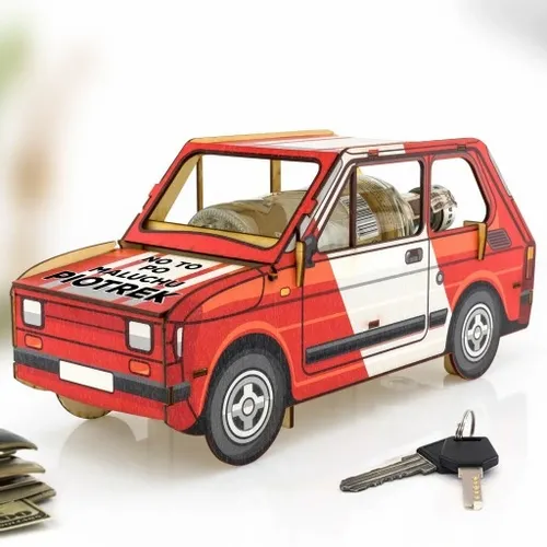 Wódowóz MALUCH kieliszki PREZENT urodziny 30 40 50 stojak na flaszkę + imię na Arena.pl