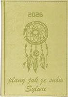 GRAWEROWANY KALENDARZ DZIENNY A5 2026 PREZENT DUŻO WZORÓW Z IMIENIEM