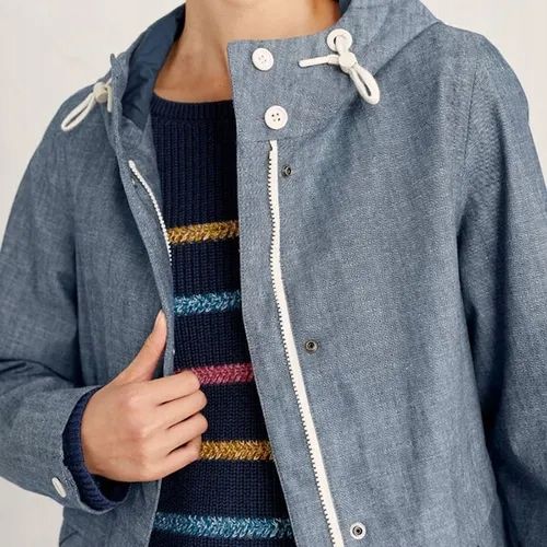 Kurtka Seasalt Blue Depth Trenninow Chambray EU46 zdjęcie 3