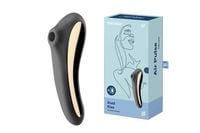 stymulator łechtaczki z wibratorem dual kiss black satisfyer