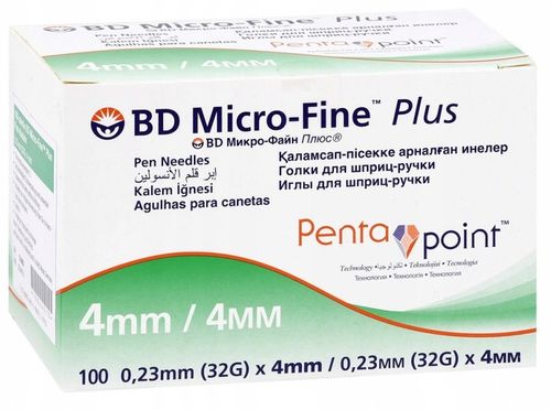 Igły do pena BD Micro-Fine Plus 4 mm 32 G na Arena.pl