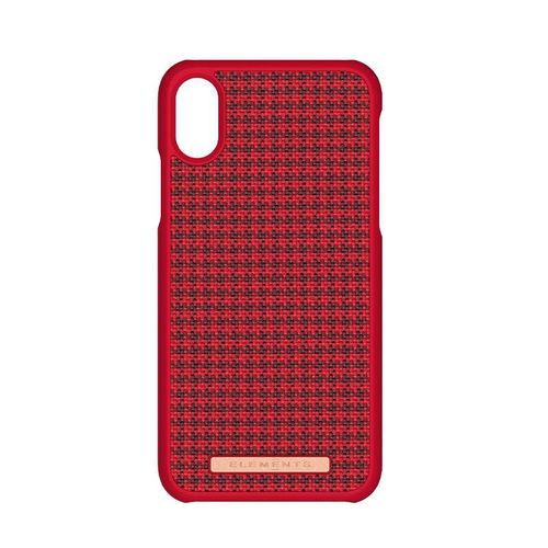 Materiałowe etui do iPhone Xs / X (Red) na Arena.pl