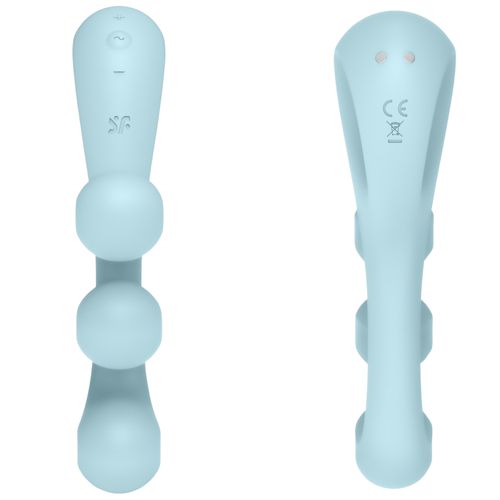 stymulator satisfyer tri ball 2 jasnoniebieski silikonowy usb na Arena.pl